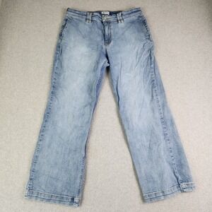 Candace Cameron Bure Jeans Womens 12P Light Blue Denim High‎ Rise Boho Stretch